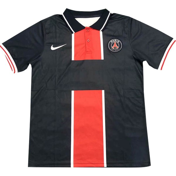 Polo Paris Saint Germain 2020-21 Blau Rote Fussballtrikots Günstig